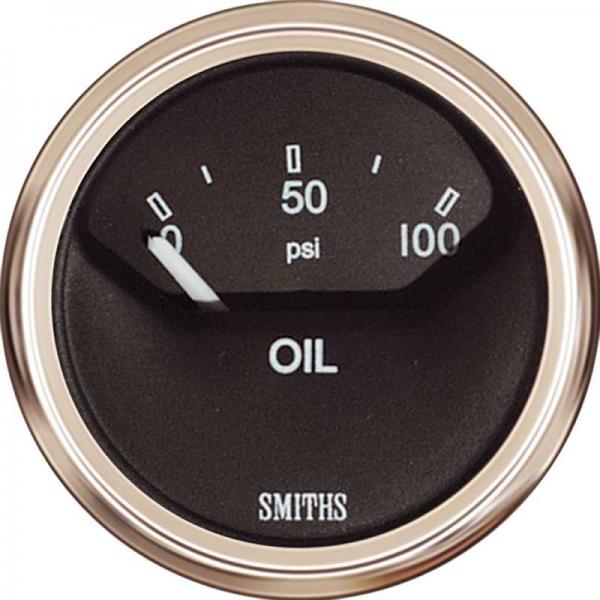 Classic Cobra Oil Pressure Gauge Psi Smiths Sva Iva Mm Half Round Bezel Europa